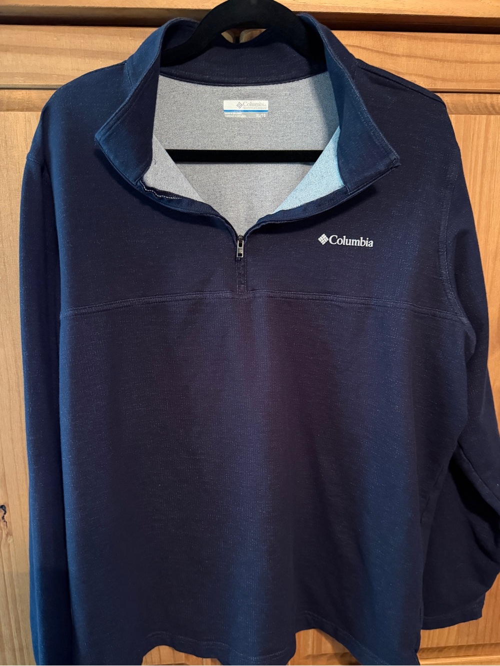 Columbia Men's Dark Navy Half-Zip Pullover Sweater